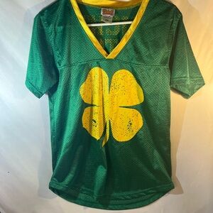 Spencer's Green and Yellow Kids Jersey with Clover